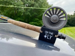 ON THE FLY Fly Rod Holder, Fly Fishing Accessories: Store Name