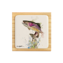 Rainbow Trout Block with Tile